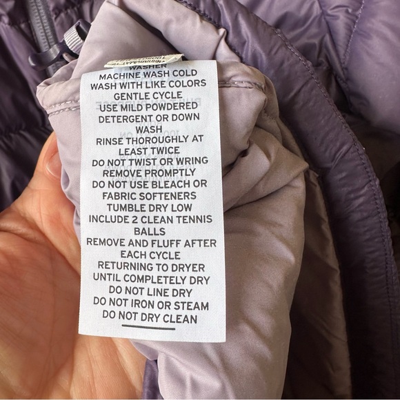 REI Purple Down Puffer Full Zip Winter Fall Jacket - Picture 6 of 9